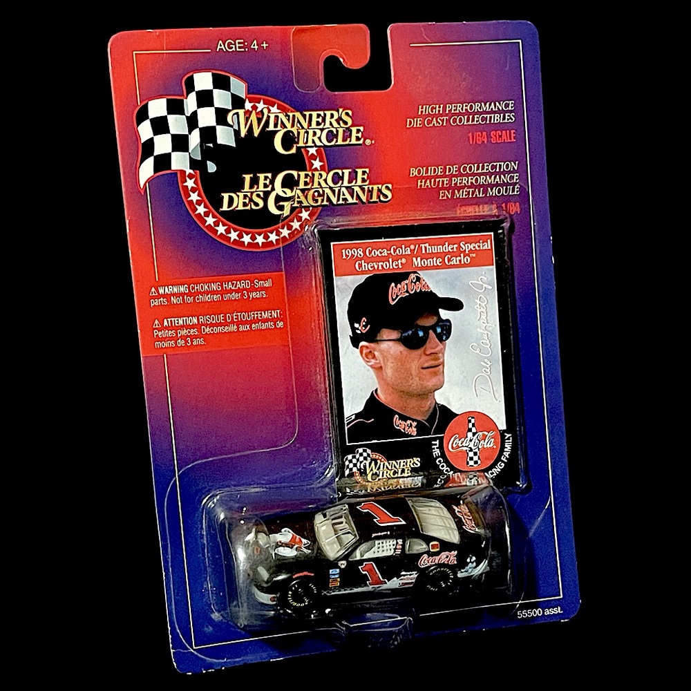 1998 Winner’s Circle DALE EARNHARDT JR. Coca-Cola Bear Chevy Monte Carlo Car #1